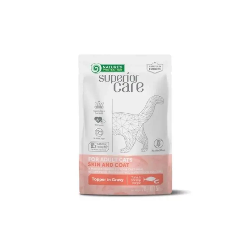 Nature'S Protection  Superior Care: Sos Za Mačke Sa Tunjevinom I Škampima 70 Gr