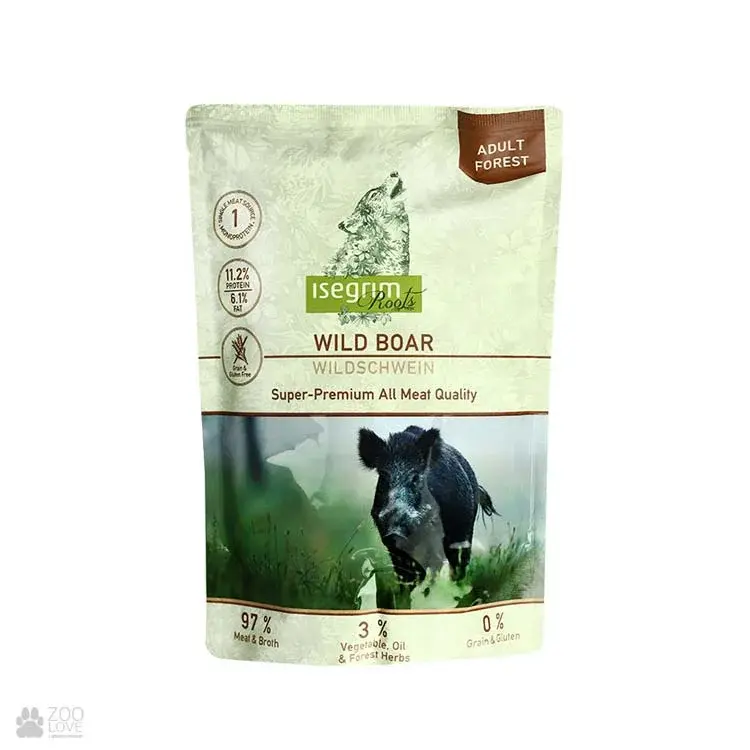 Isegrim   Roots Wild Boar Monoprotein 410G Pouch