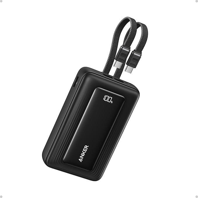 Anker Power bank 20K, 30W, USB-C+Lightning Cable, Bijeli