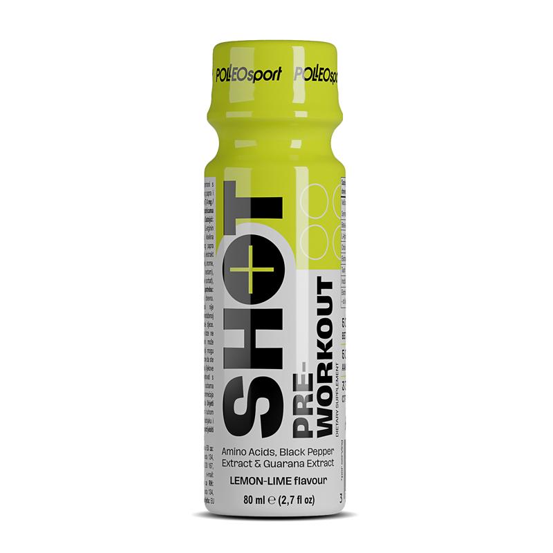 POLLEO SPORT Napitak za jačanje imuniteta SHOT PRE-WORKOUT, 80ml