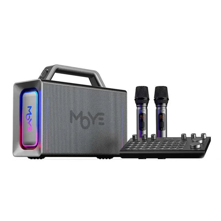 Moye Karaoke zvučnik Party Sound Box, 200W, tamno siva