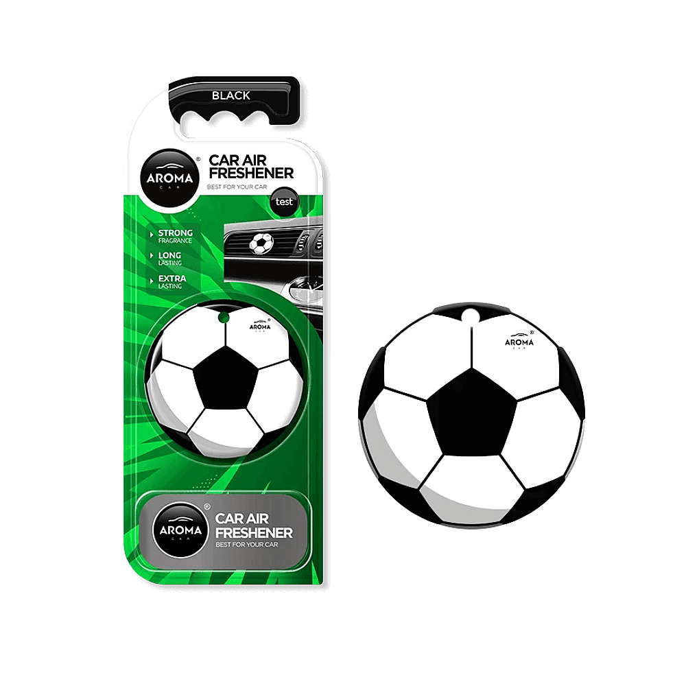 Aroma Car Polymer Sport Fudbal Crna
