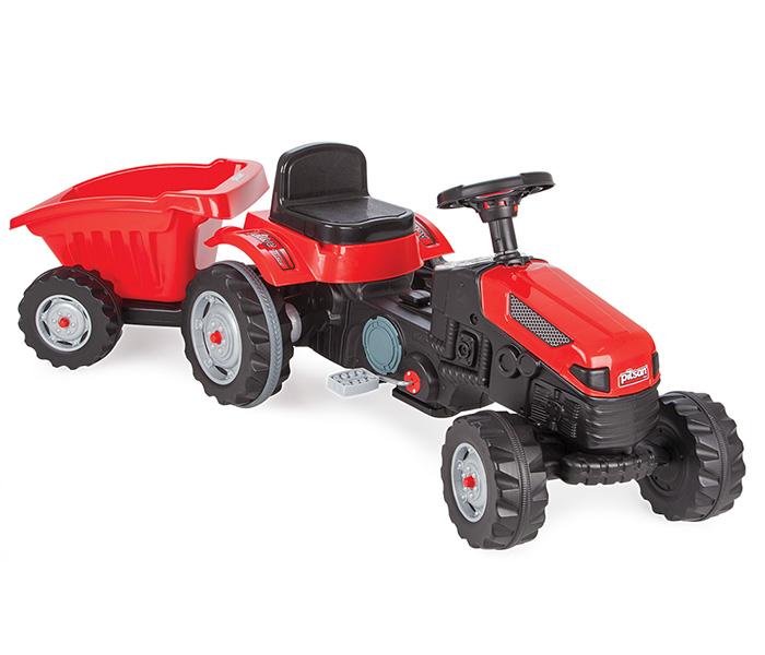 Pilsan Igračka traktor sa prikolicom, Crna