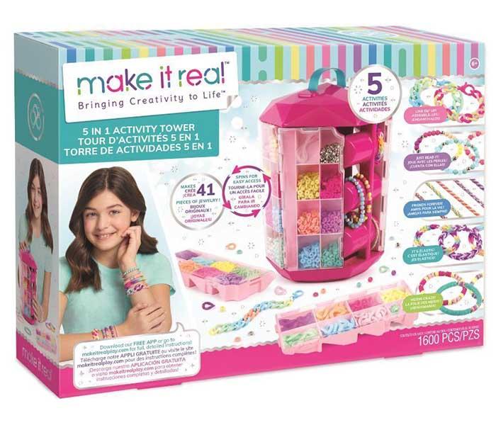 MAKE IT REAL 5 u 1 kreativni set za izradu nakita za djevojčice