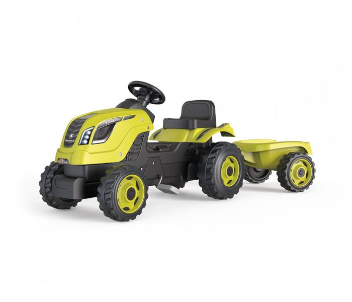 Smoby Igračka traktor farmer XL + prikolica, Crna