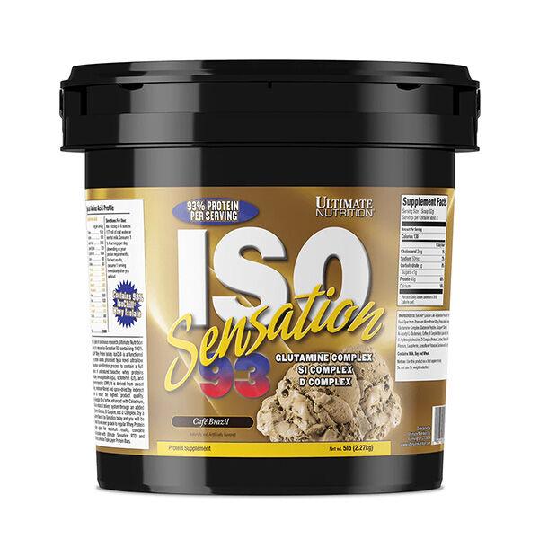 Ultimate Nutrition Izolat proteina surutke Sensation 93, Vanila, 2270 g