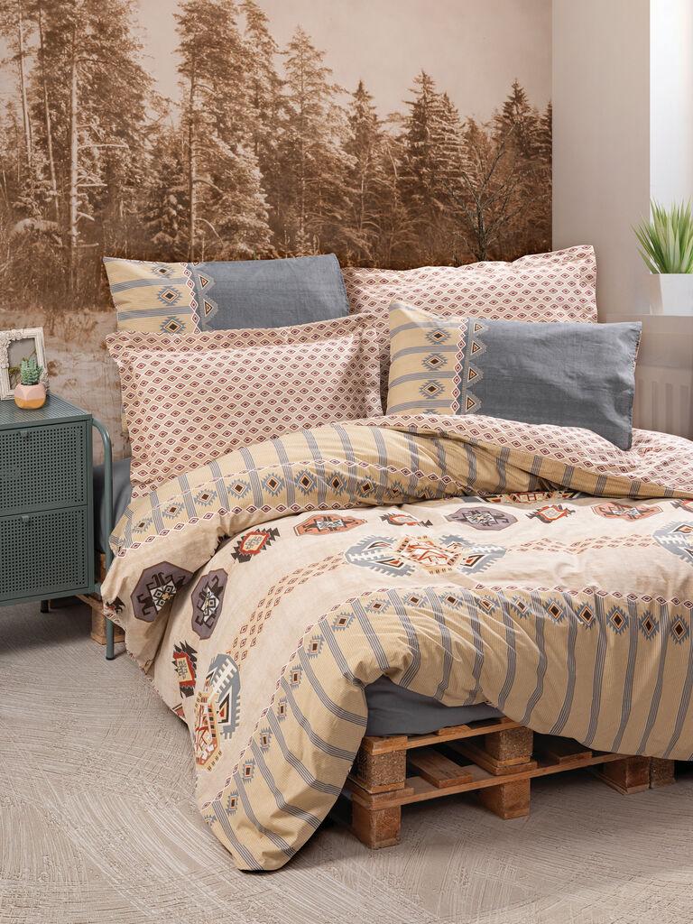 L'essentiel Maison set posteljine Dakota, 160x220cm, bež