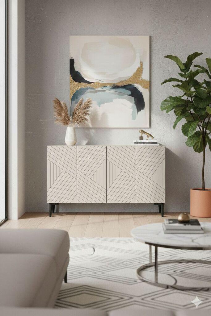 Hanah Home Komoda s ladicama Ferro 120, bež