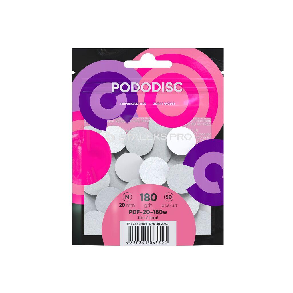 Staleks Expert Jednokratne Bijele Turpije Za Pedikir Disk Pododisc M 180 Grit
