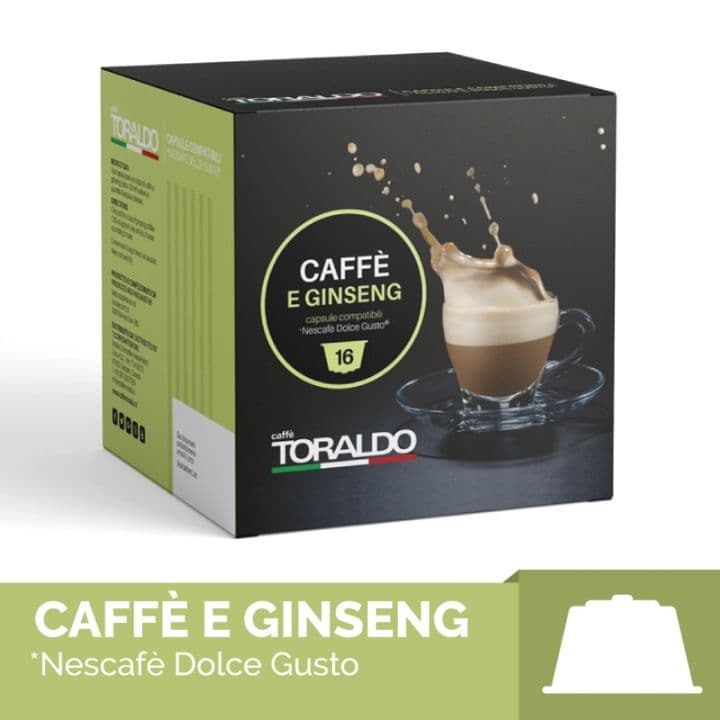 TORALDO Dolce Gusto  Kompatibilne Kapsule - Kafa I Ginseng 16 komada