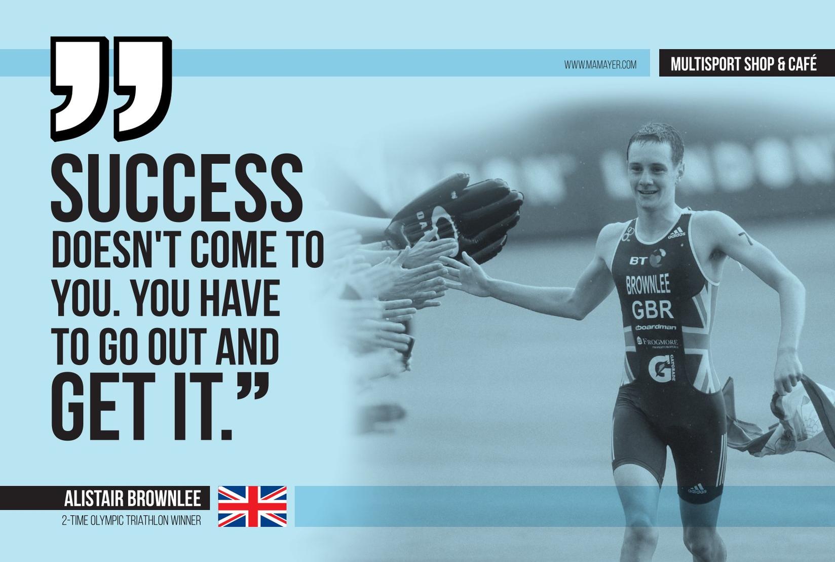 Art Metal Plate - Triathlon - Alistair Brownlee