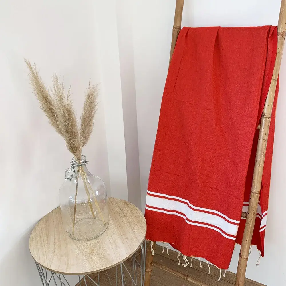 Le Comptoir De La Plage  Peškir Za Plažu Kozo Rouge 100X200, Crveni