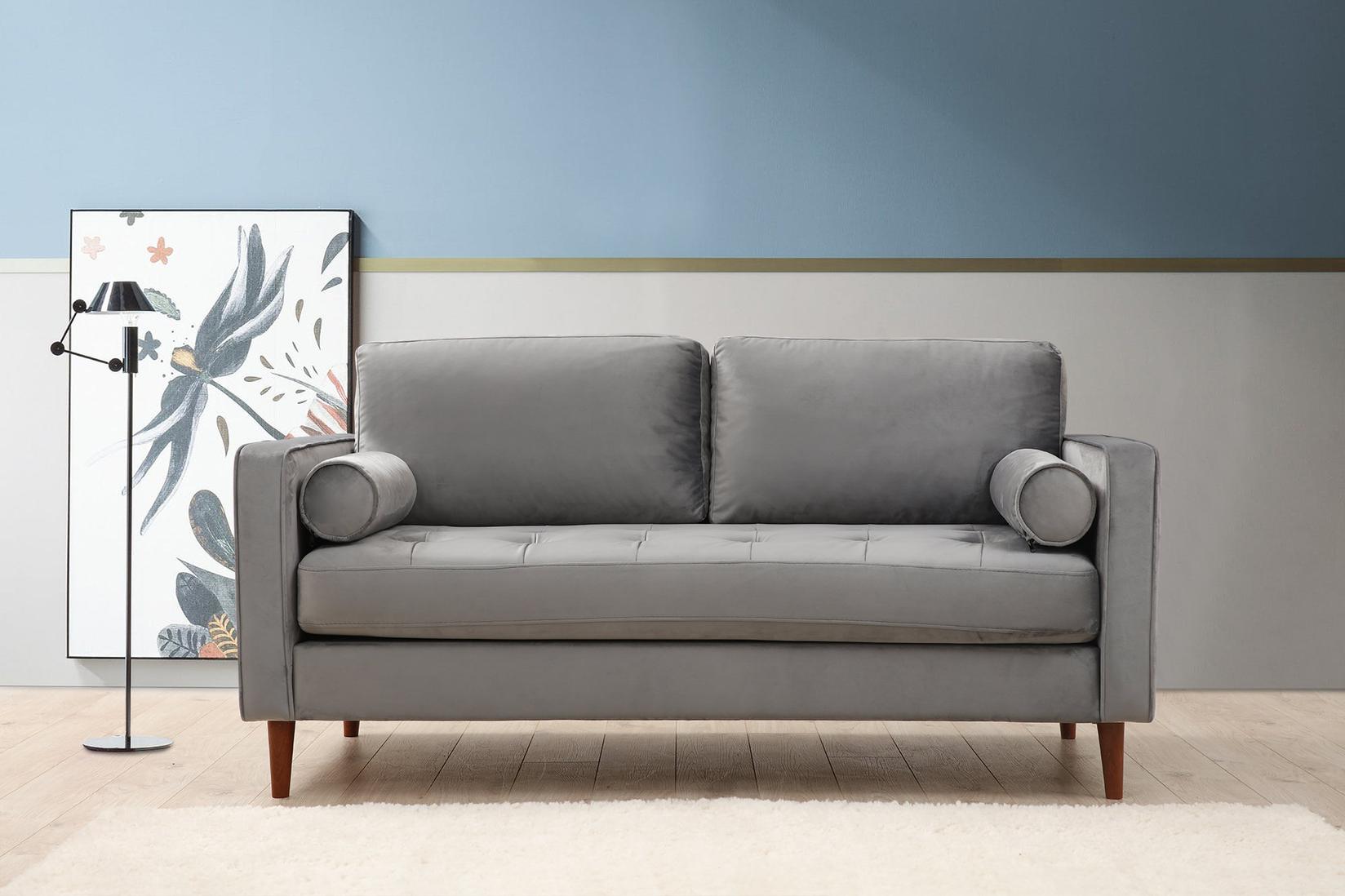 Atelier del Sofa Dvosed Rome 90x70x175cm Svetlosivi