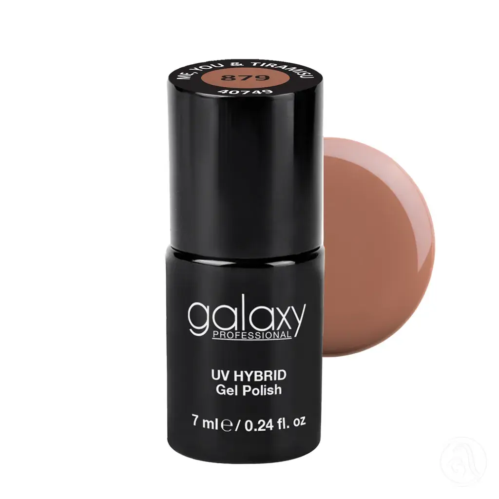 Galaxy Trajni lak za nokte UV/LED Hybrid Me, You & Tiramisu S879, 7 ml