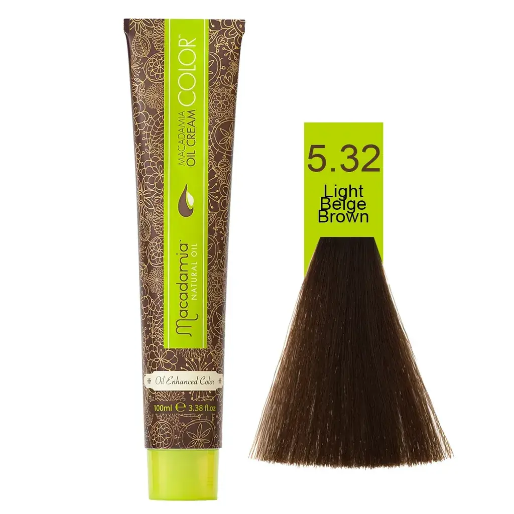 Macadamia Fabra za kosu Oil Cream Color 5.32, 100 ml