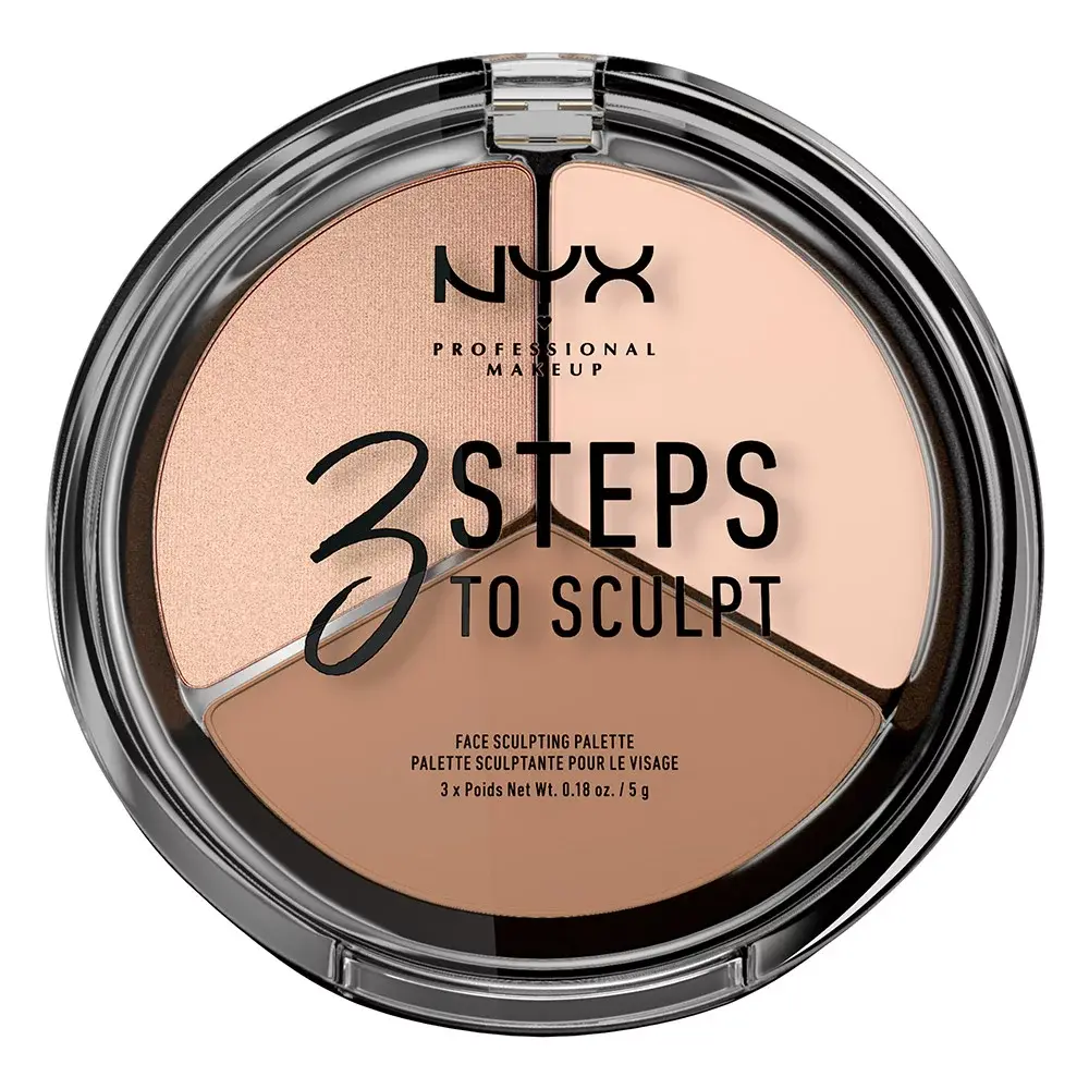 Nyx Paleta za konturisanje lica Fair 3STS01, 3x5 g