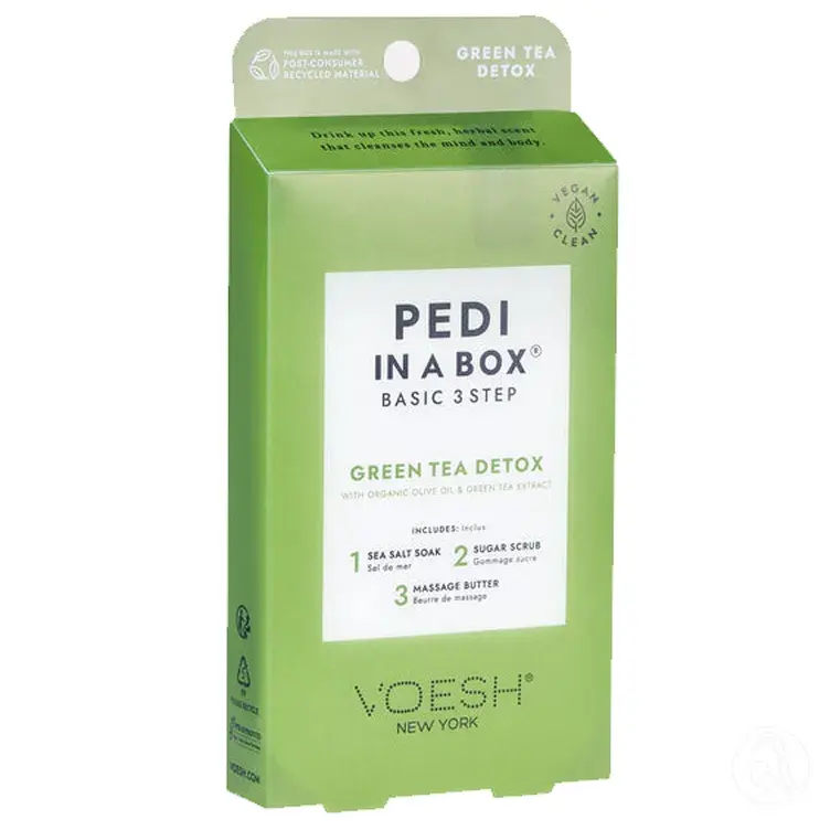 Voesh Pedikir set Green Tea Detox 3 Step