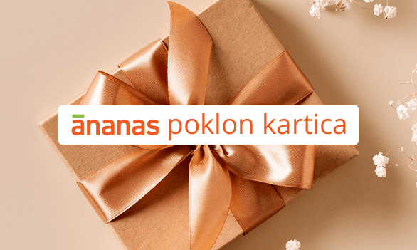 Ananas poklon kartica V
