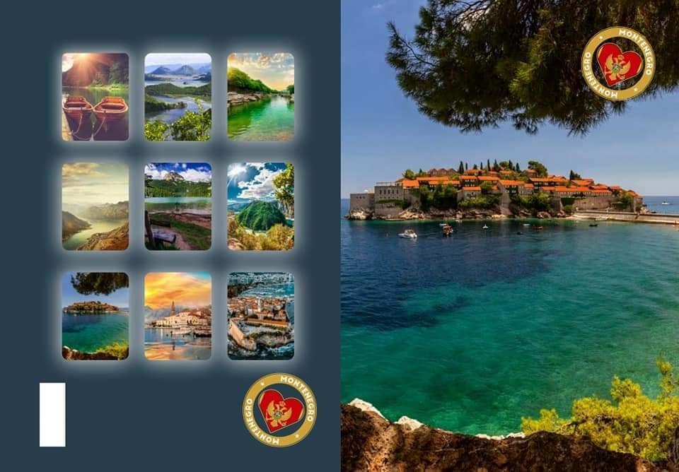 Elisa Print Sveska bez linija, A4, Sveti Stefan Crna Gora, 52 lista
