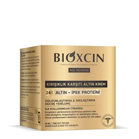 Bioxcin Krema za lice Age Reverse Anti-Wrinkle Gold, 50 ml