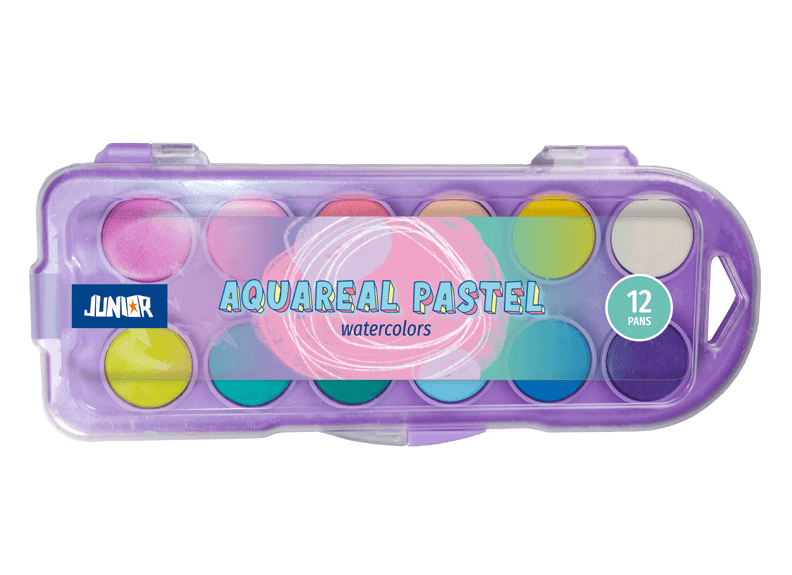JUNIOR Vodene boje 1/12 pastela u PVC kutiji