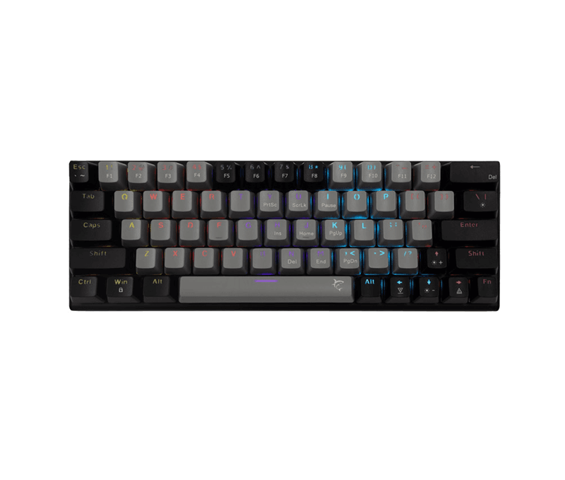 WHITE SHARK tastatura GK 002221 WAKIZASHI-2, mehanička, američka, siva