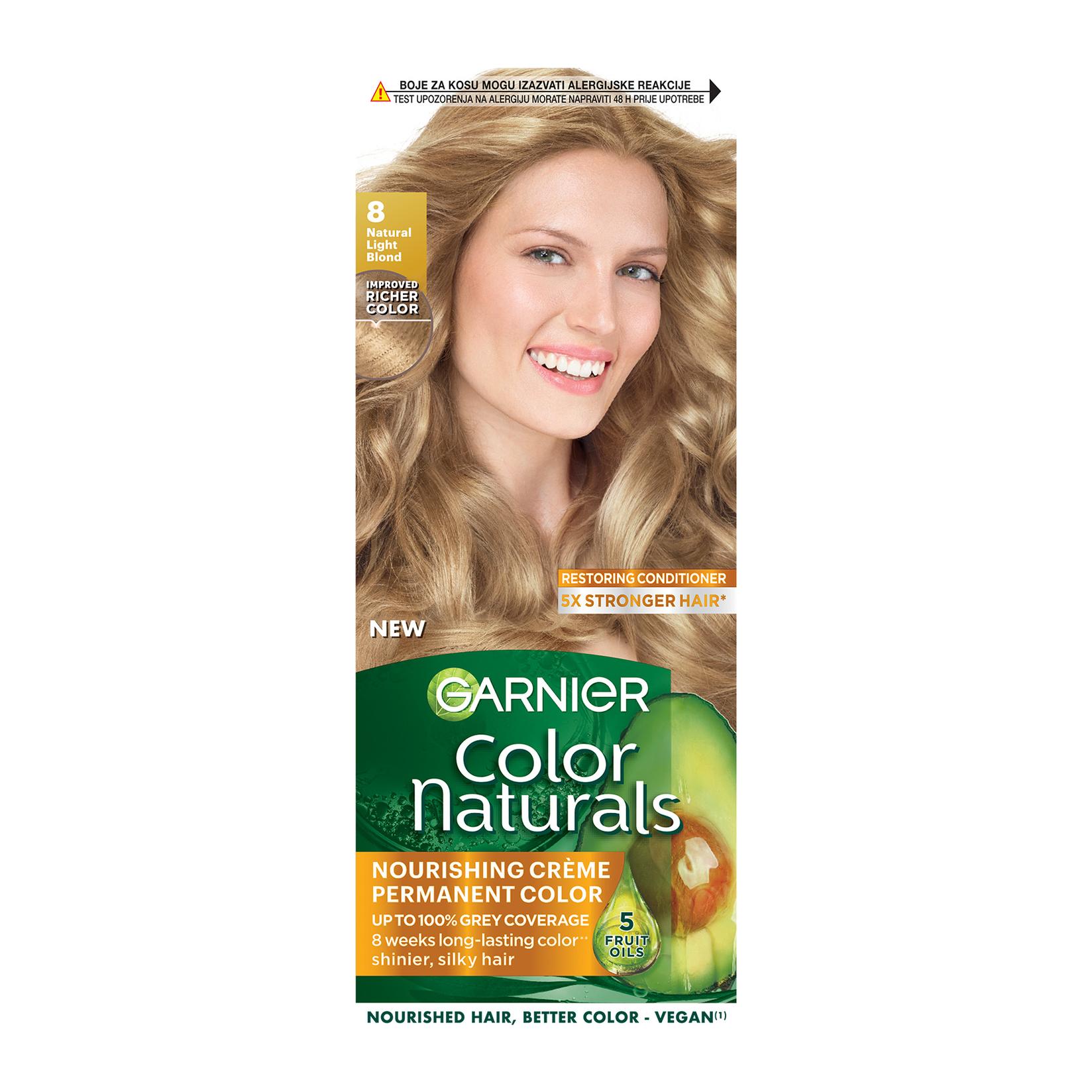 Garnier Color Naturals boja za kosu 8 svijetlo plava