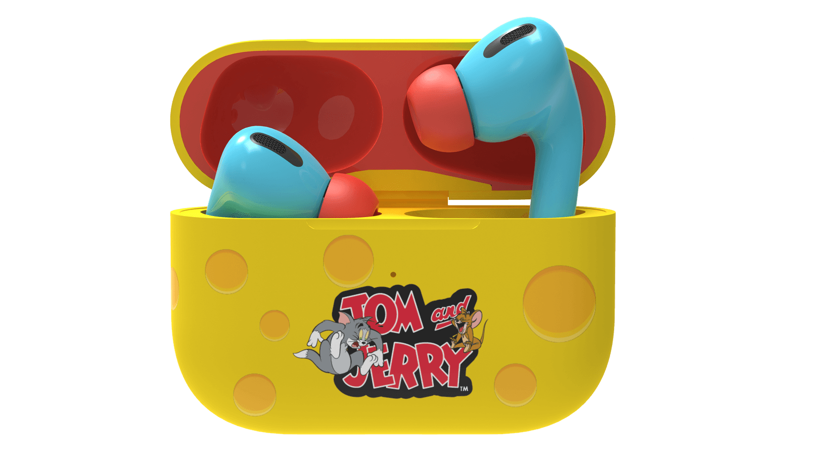 Moye bežične slušalice Tom i Jerry, žute boje