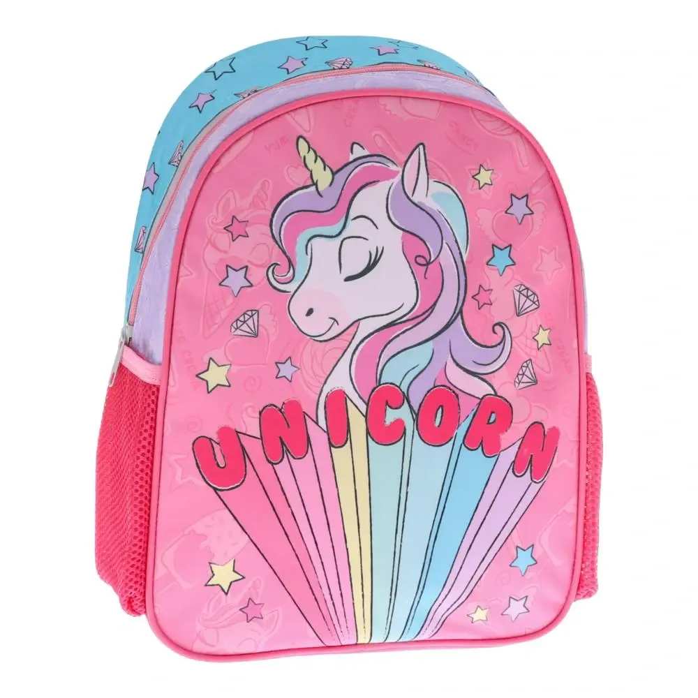 Sazio Limo, ranac predškolski, Rainbow unicorn, Roze
