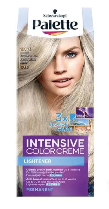 SCHWARZKOPF PALETTE ICC Boja za kosu C10 Arktički srebrno plava + besplatna četkica