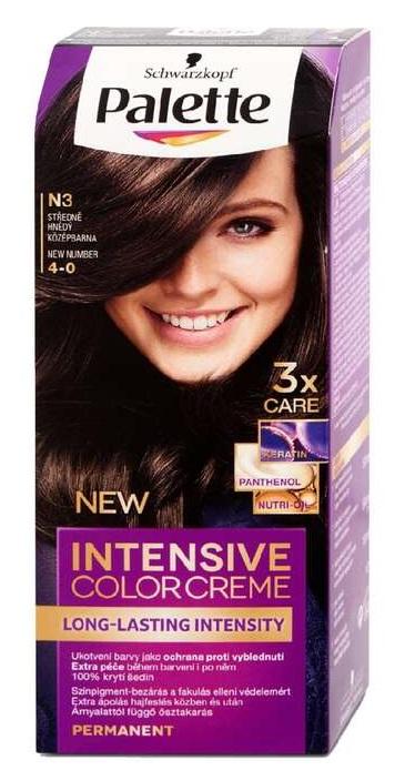 SCHWARZKOPF PALETTE ICC Boja za kosu N3 Srednje smeđa + besplatna četkica