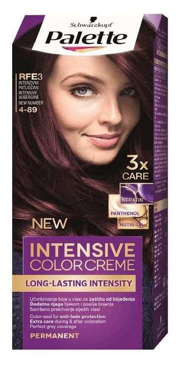 SCHWARZKOPF PALETTE ICC Boja za kosu RFE3 Intenzivna patlidžan + besplatna četkica