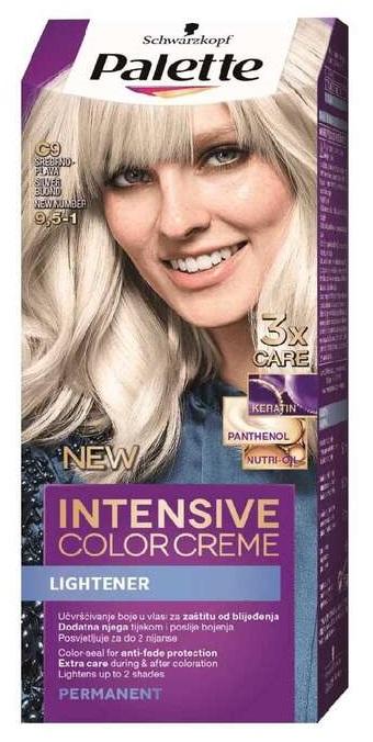 SCHWARZKOPF PALETTE ICC Boja za kosu C9 Srebrno plava + besplatna četkica