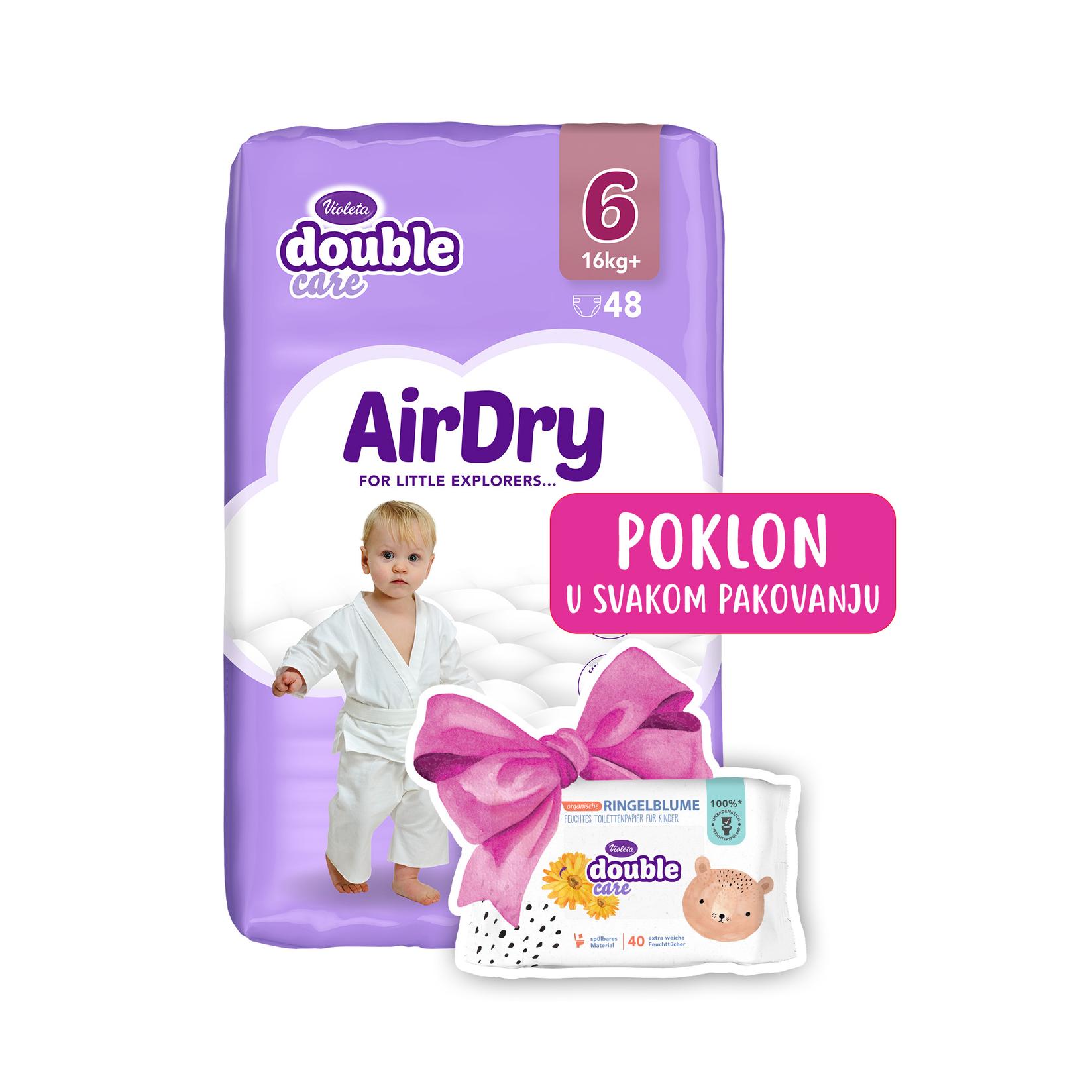 Violeta pelene DC Air Dry, 6, 16+ kg, 48 komada