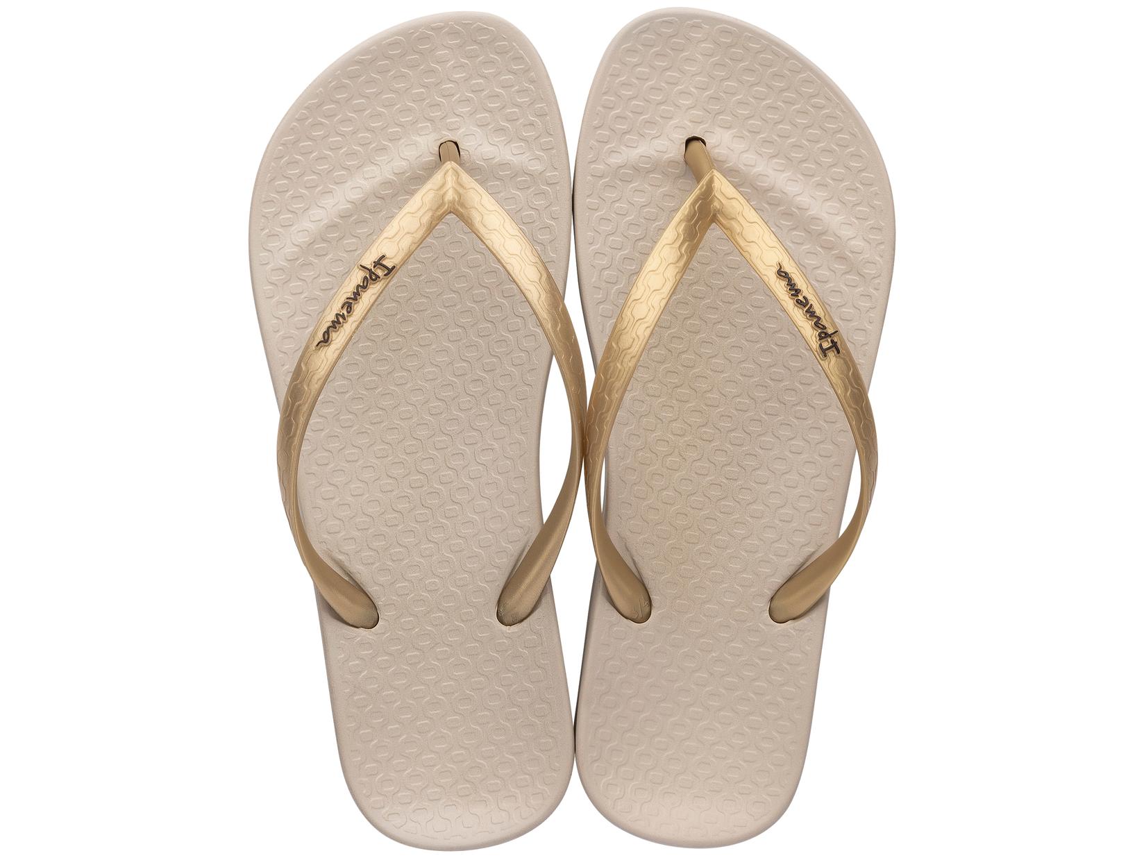 Ipanema ženske japanke 81030-23097, Anatomica Tan Fem, zlatne