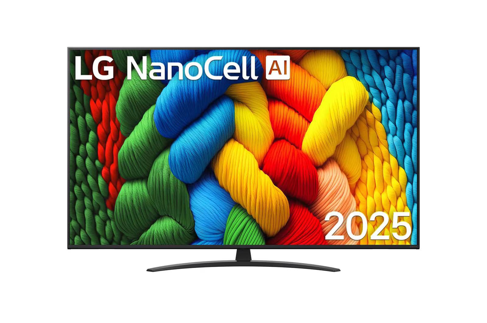 LG TV 65NANO81A3A 65", NanoCell, 4K UHD, webOS 25 Smart TV, crni
